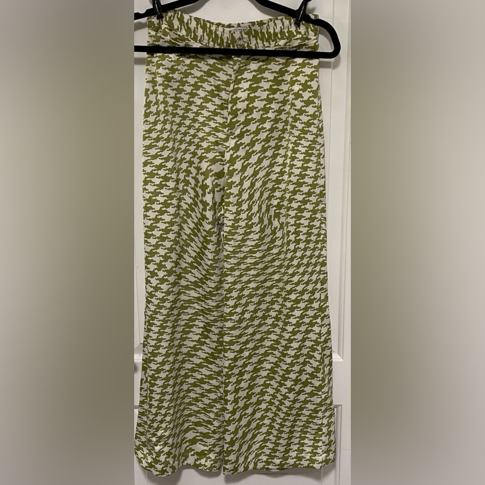 Urban Outfitters Green Palazzo Pants Womens Medium High Rise‎ Boho Retro - Picture 3 of 16
